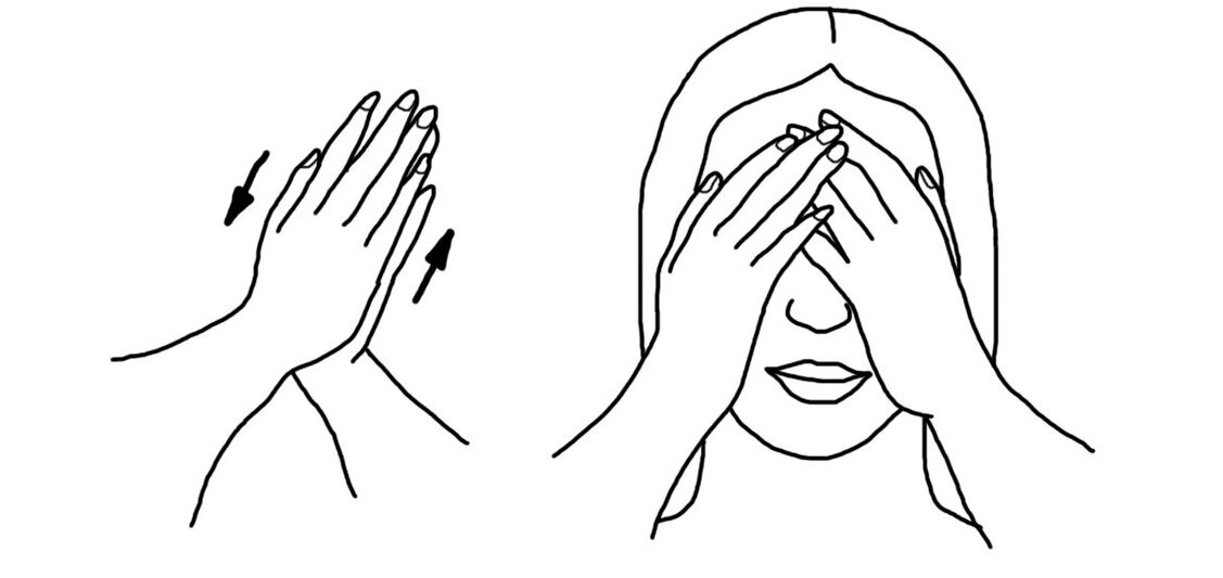 PDA - Eine beliebte Übung, um die Muskeln der Augen zu entspannen