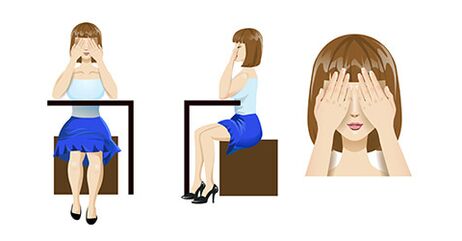 Palming ist eine tolle Übung zur Entspannung der Augen.